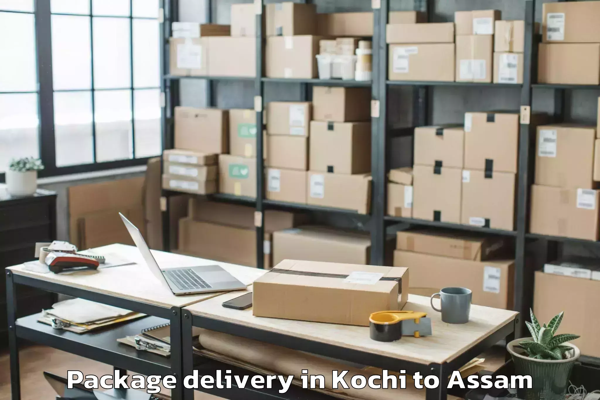 Affordable Kochi to Hojai Package Delivery